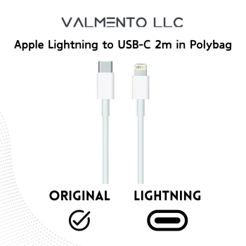 Apple Original Datenkabel MKQ42ZM/A Lightning auf USB-C 2m (Polybag)
